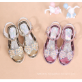 SE1951W Hot Sell Summer Girls Sandals Solid And Bows Toddler Girl Sandal